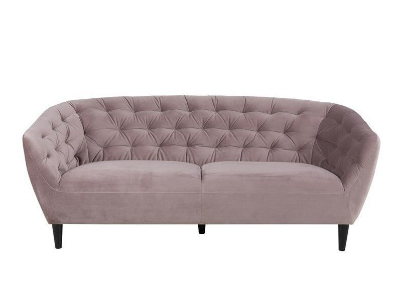 Chesterfield sofa Ria 0000072642, Spalva: Dusty rožinė