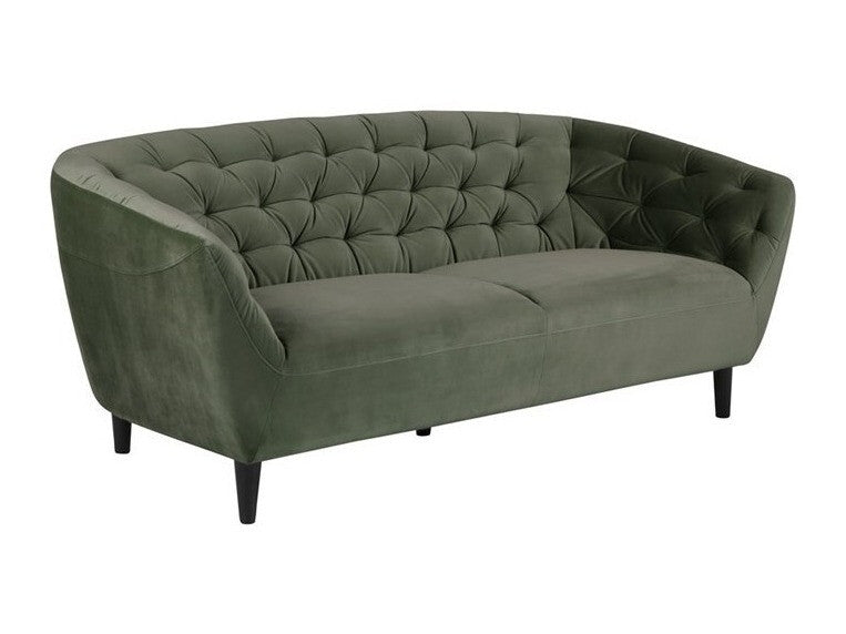 Chesterfield sofa 0000072644, Spalva: Tamsi žalia