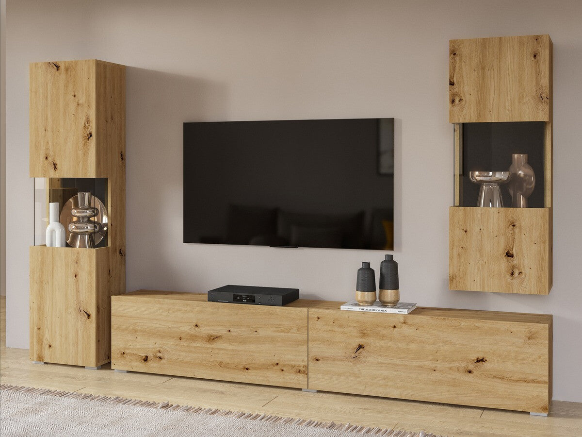 Tv staliukas 24RCLM40 Ava 40, Spalva: Artisan ąžuolo + Juoda