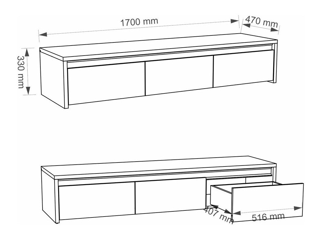 Tv staliukas Tahoe TA3