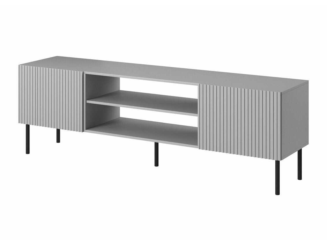 Tv staliukas ASENSIO RTV-1 TV stand, šviesi pilka / juoda V-PL-ASENSIO-RTV-1