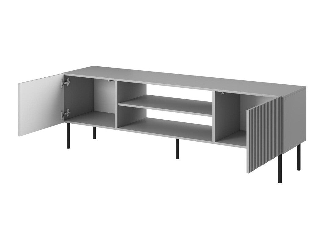 Tv staliukas ASENSIO RTV-1 TV stand, šviesi pilka / juoda V-PL-ASENSIO-RTV-1