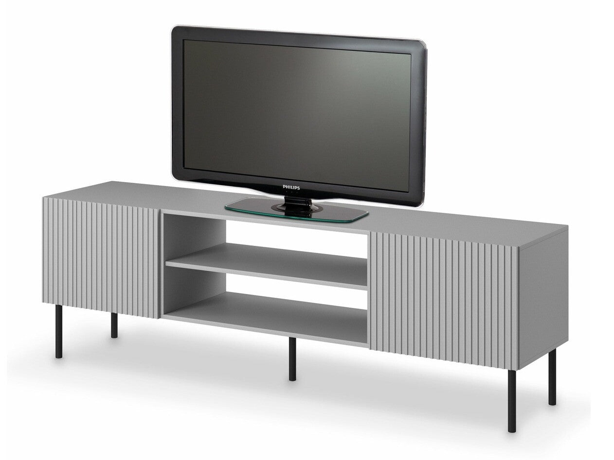 Tv staliukas ASENSIO RTV-1 TV stand, šviesi pilka / juoda V-PL-ASENSIO-RTV-1