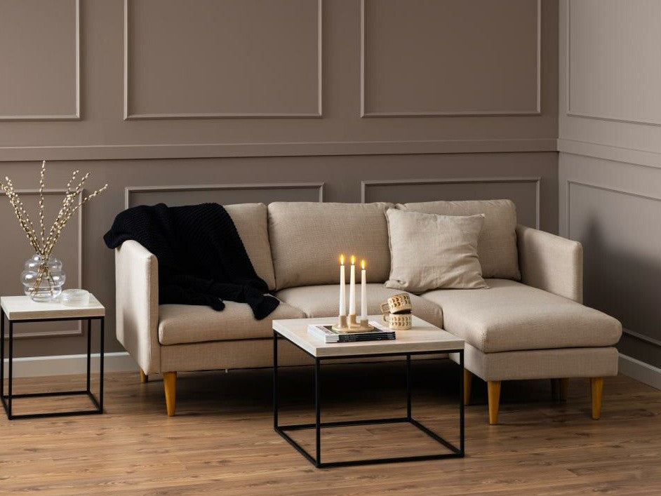 Minkštas kampas Milly 2-seater with chaise smėlio 0000102576 (Beige)