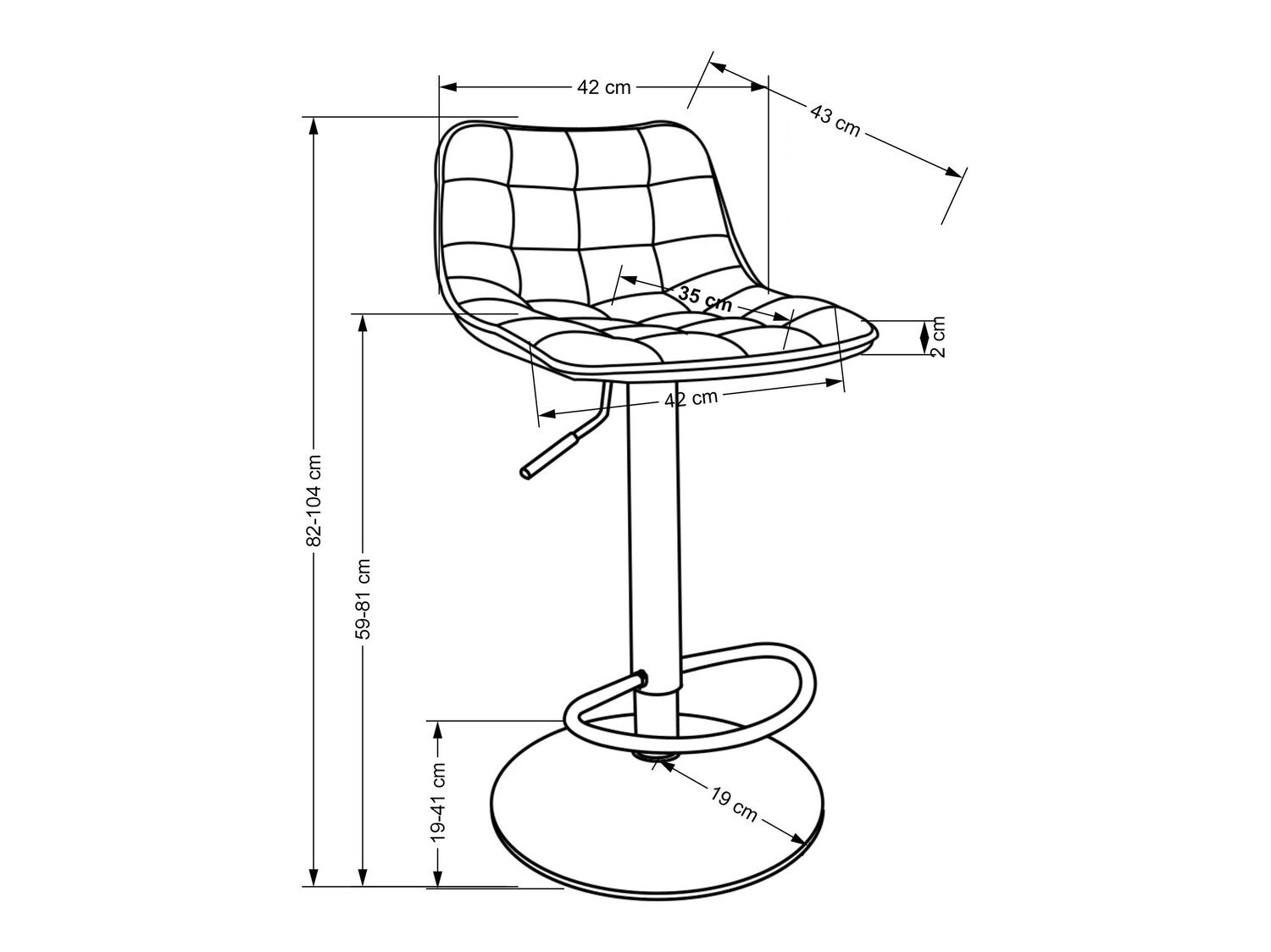 Baro kėdė H120 baro kėdė, auksas / tamsi žalia V-CH-H/120-C.ZIELONY, Spalva: Žalia + Auksinė