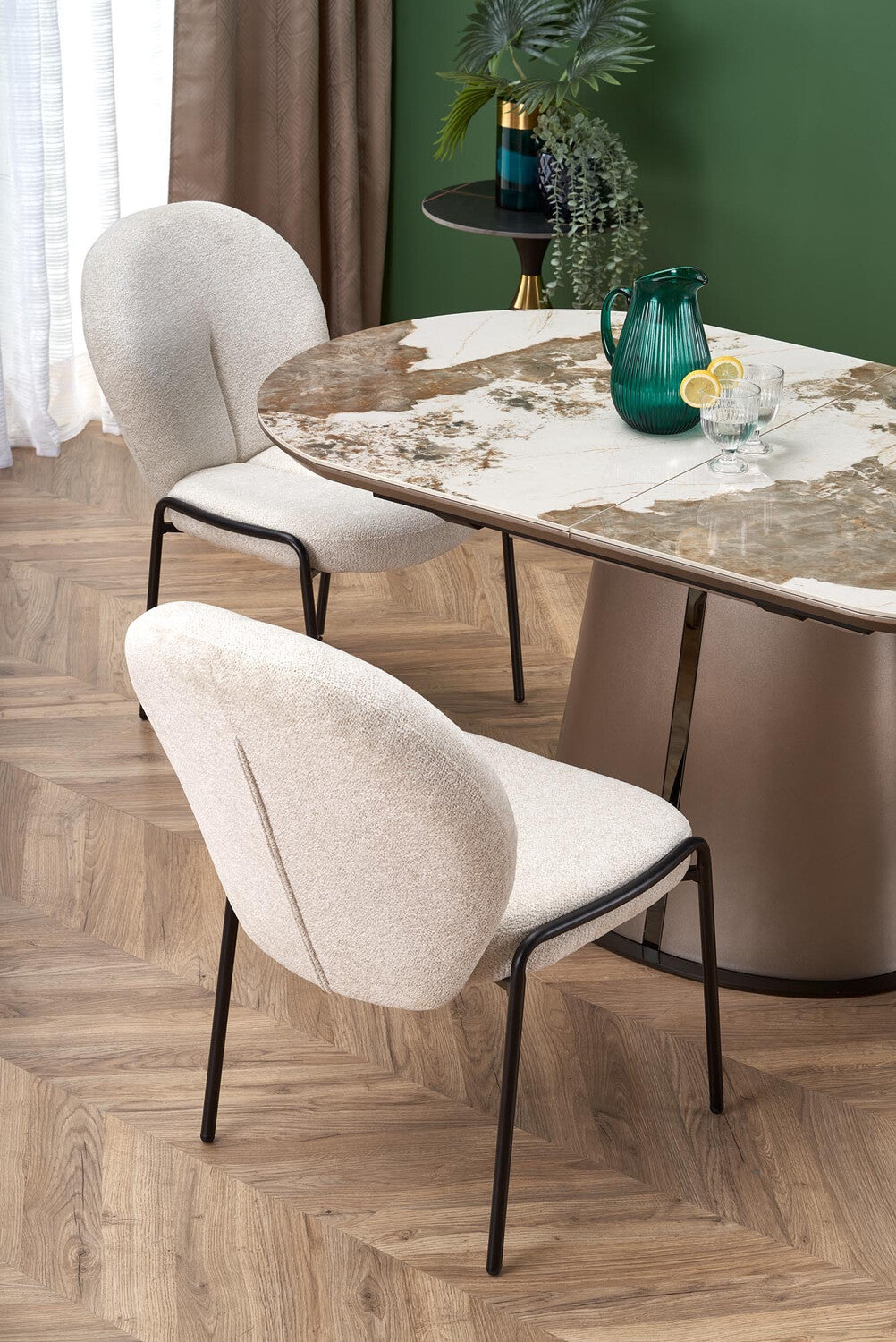 Kėdė K507 kėdė, kreminėy V-CH-K/507-KR