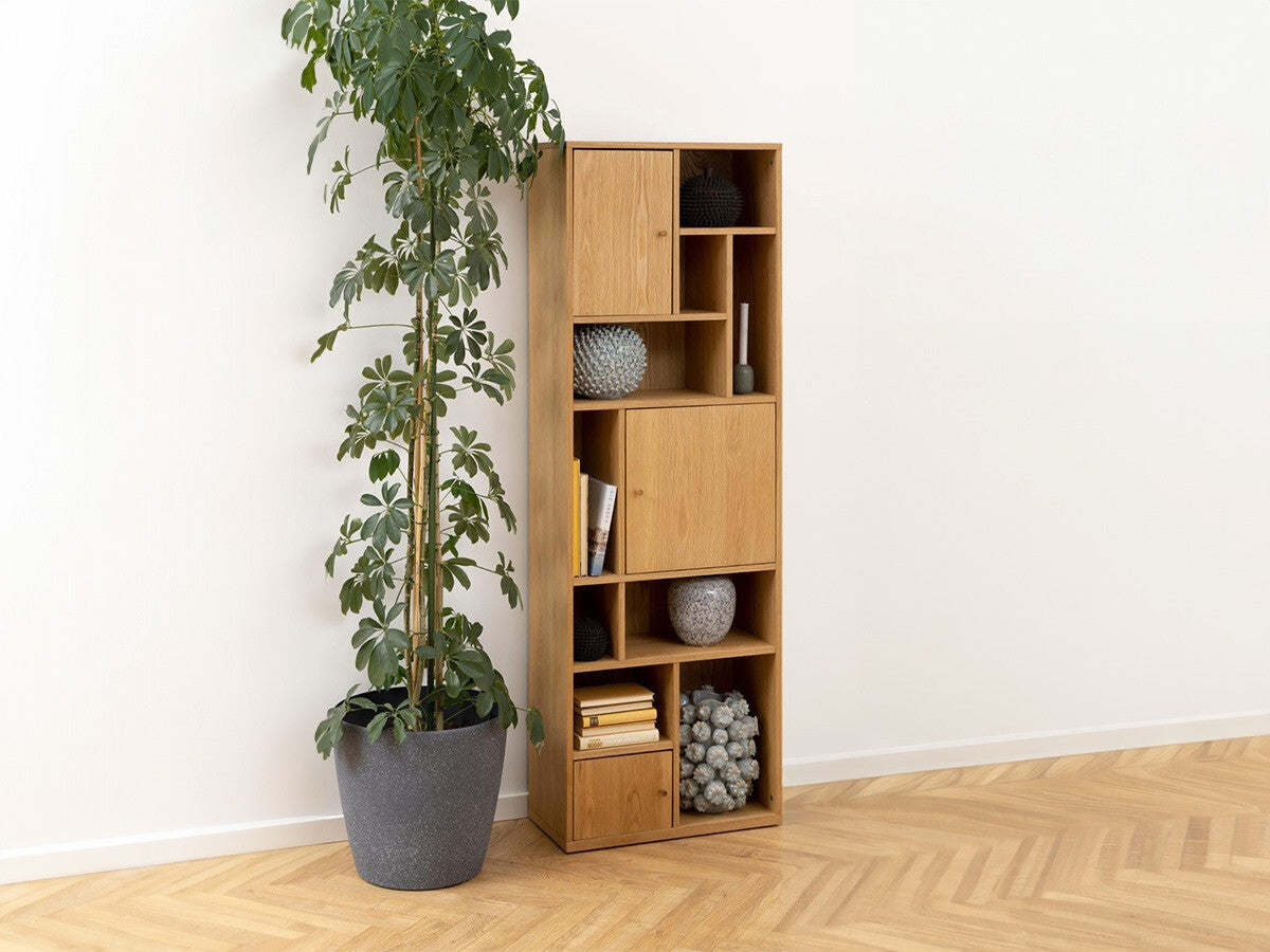 Lentyna Rangoon bookcase natural H000023497