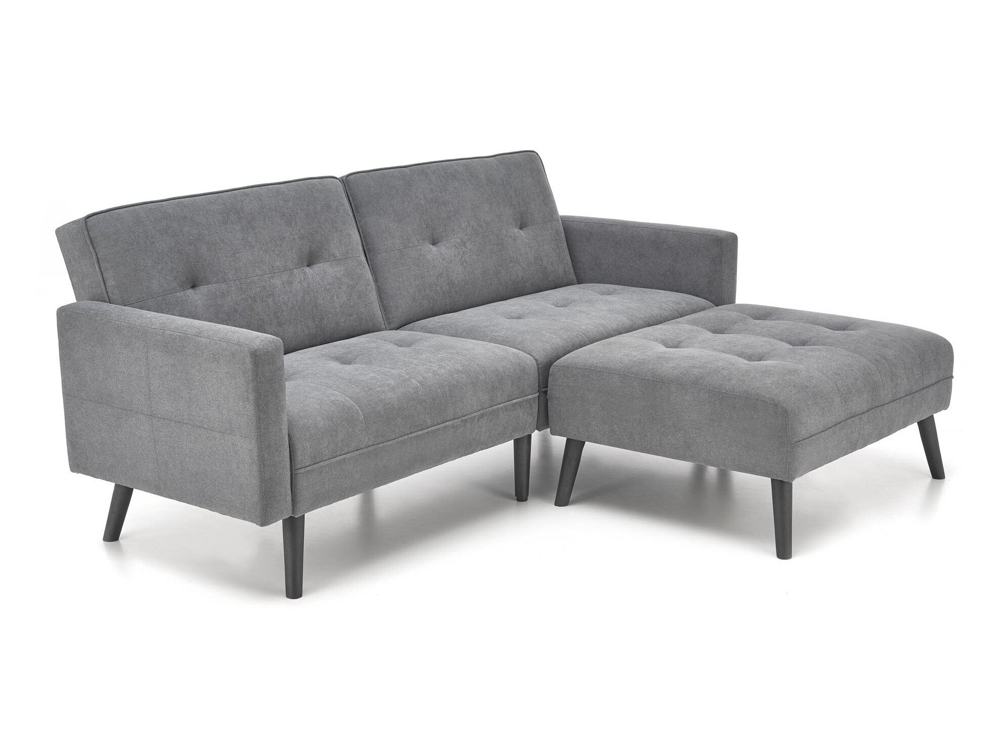 Minkštų baldų komplektas CORNELIUS folding sofa with ottoman, color: pilka V-CH-CORNELIUS-SOFA-POPIEL (Pilka)