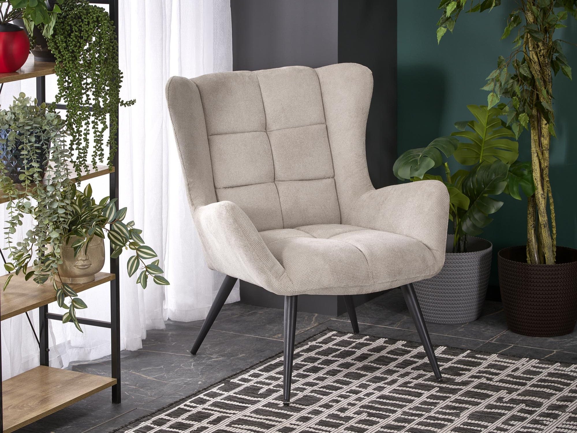 Fotelis BYRON leisure kėdė, smėlio V-CH-BYRON-FOT-BEŻOWY (Beige)