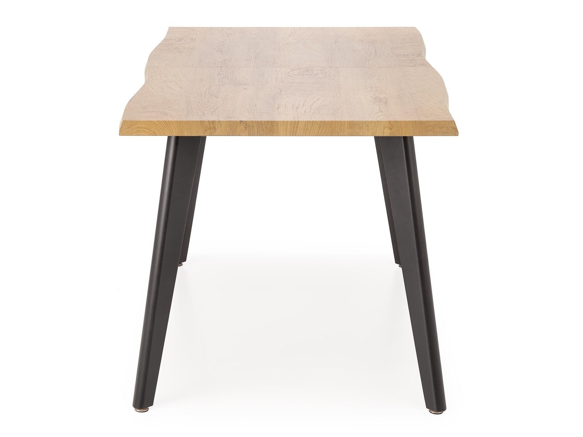 Stalas DICKSON 2 extension stalas 150-210, natural / juoda V-CH-DICKSON_2-ST-150/210