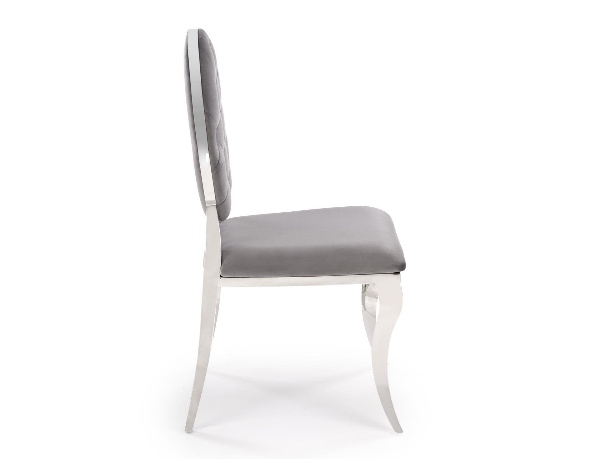 Kėdė K555 kėdė, pilka / sidabrinė V-CH-K/555-KR (Pilka)