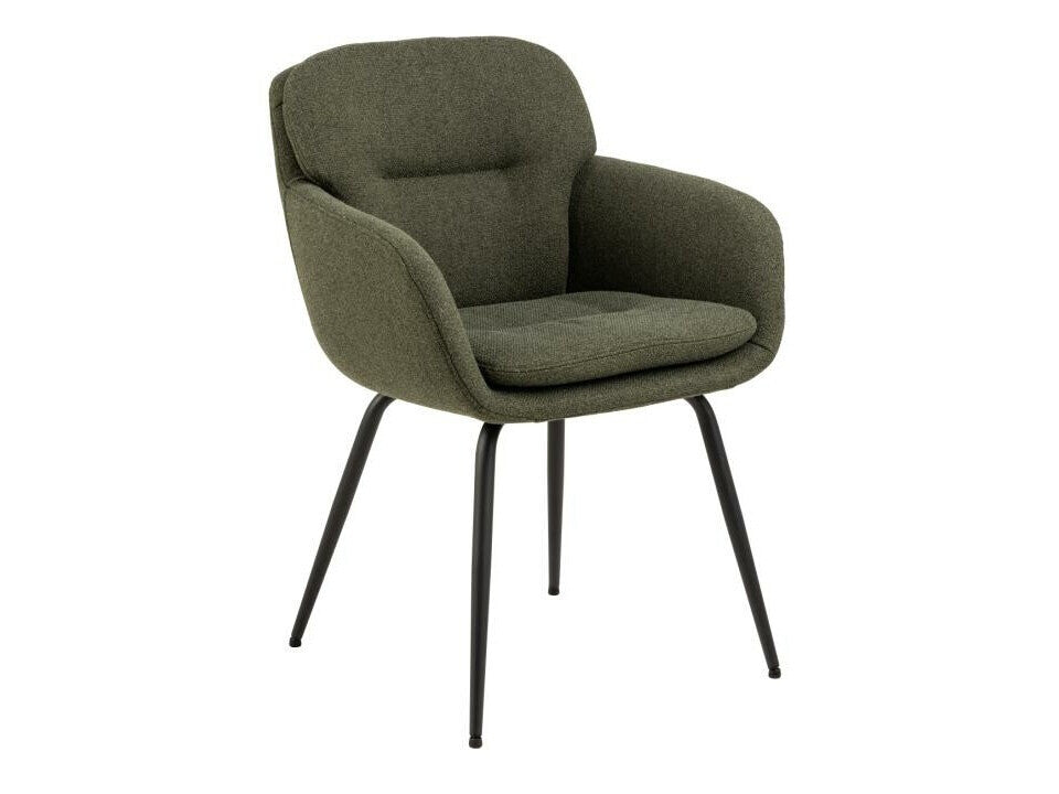 Kėdė Dora dining kėdė with armrest žalia 0000102654 (Žalia)