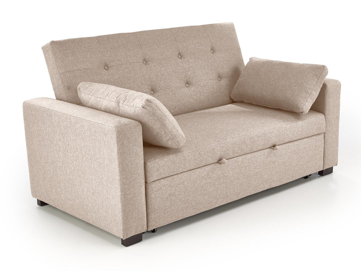 Sofa lova PAULINIO folding sofa color: smėlio V-CH-PAULINIO-SOFA-BEŻOWY (Beige)
