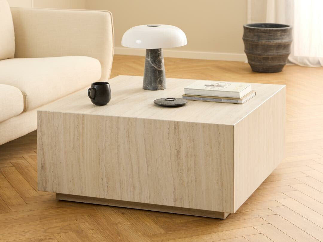 Žurnalinis staliukas Dice žurnalinis staliukas, Spalva: Beige