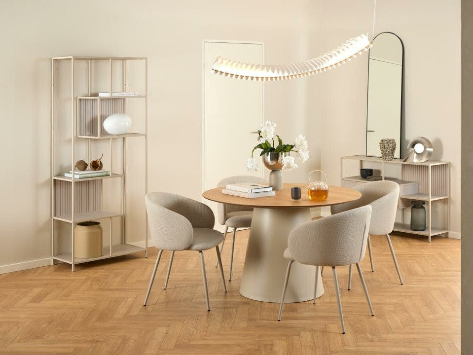 Stalas Soli dining stalas natural H000024071 (Pilka + Ąžuolas)