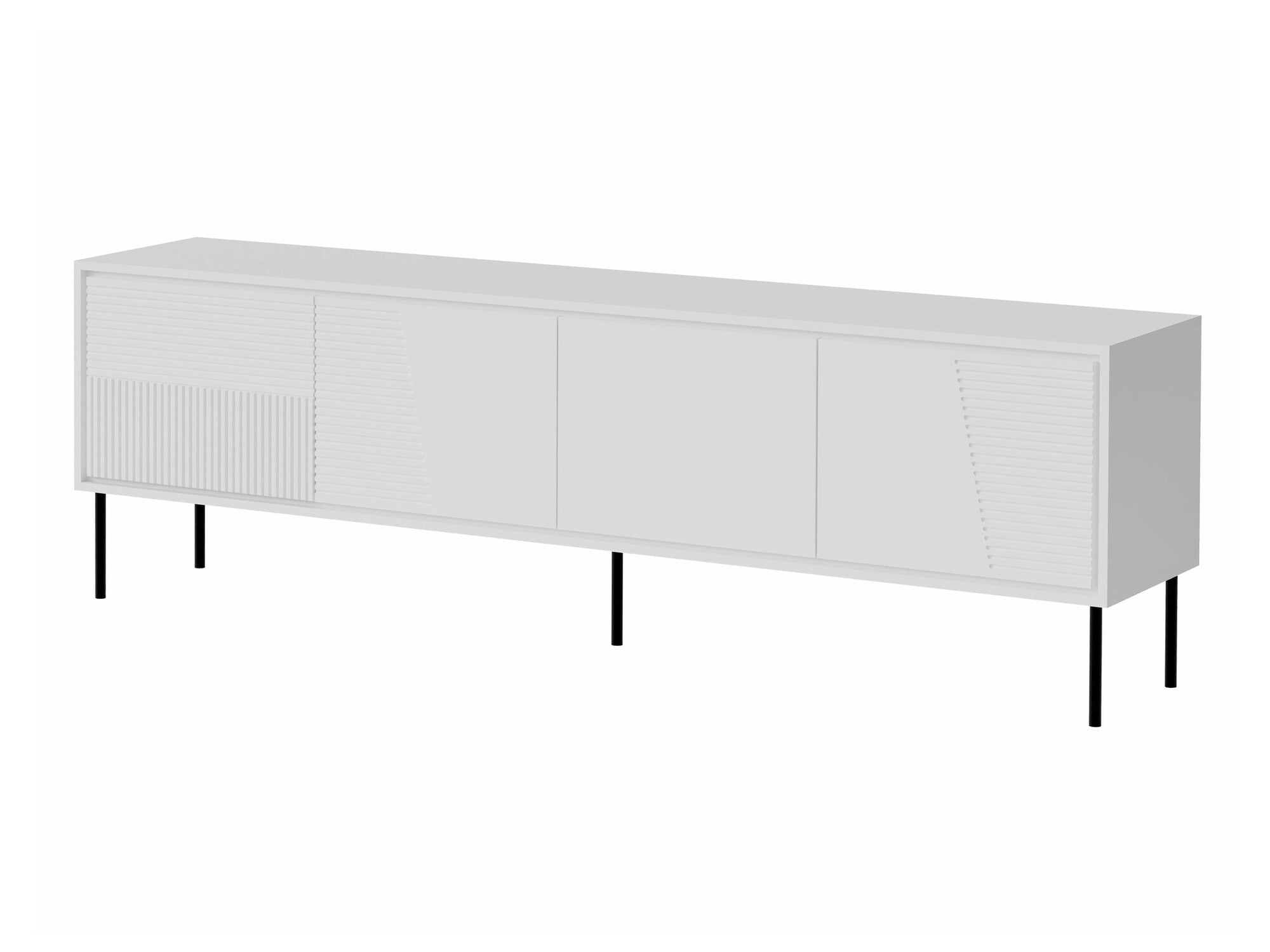 TV staliukas Szafka RTV ABI 200 4D Biały mat 5903211362118 (Balta)