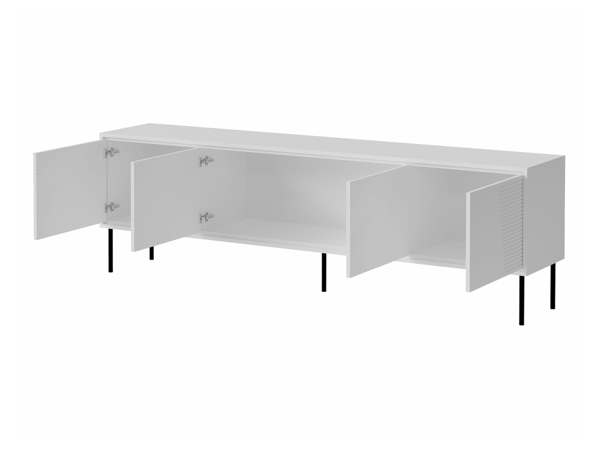 TV staliukas Szafka RTV ABI 200 4D Biały mat 5903211362118 (Balta)