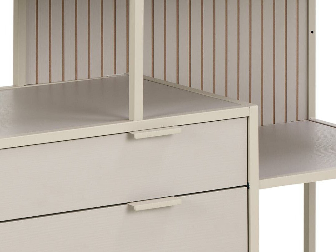 Lentyna Seaford bookcase pilka 0000109301 (Pilka)