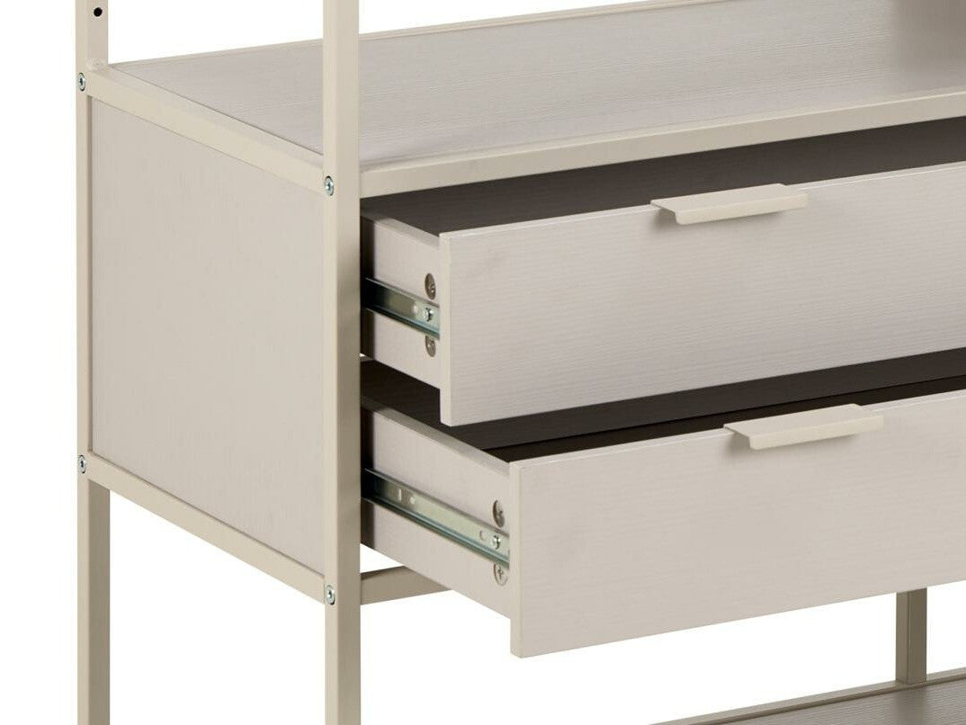 Lentyna Seaford bookcase pilka 0000109301 (Pilka)