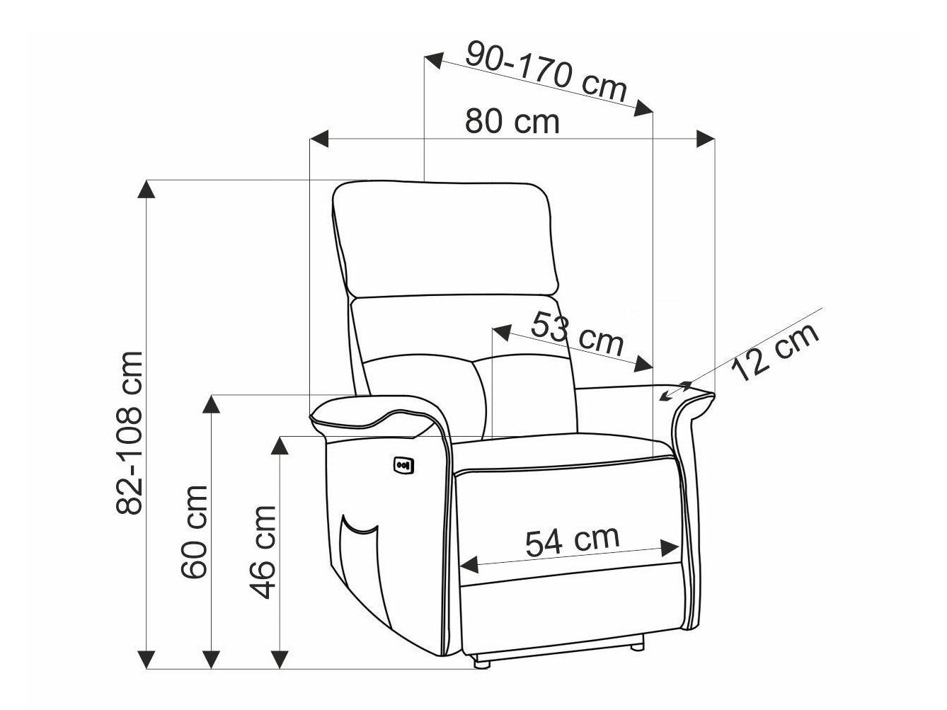 Fotelis reglaineris SEMIR 2 leisure kėdė, beige V-CH-SEMIR_2-FOT-BEŻOWY (Beige)