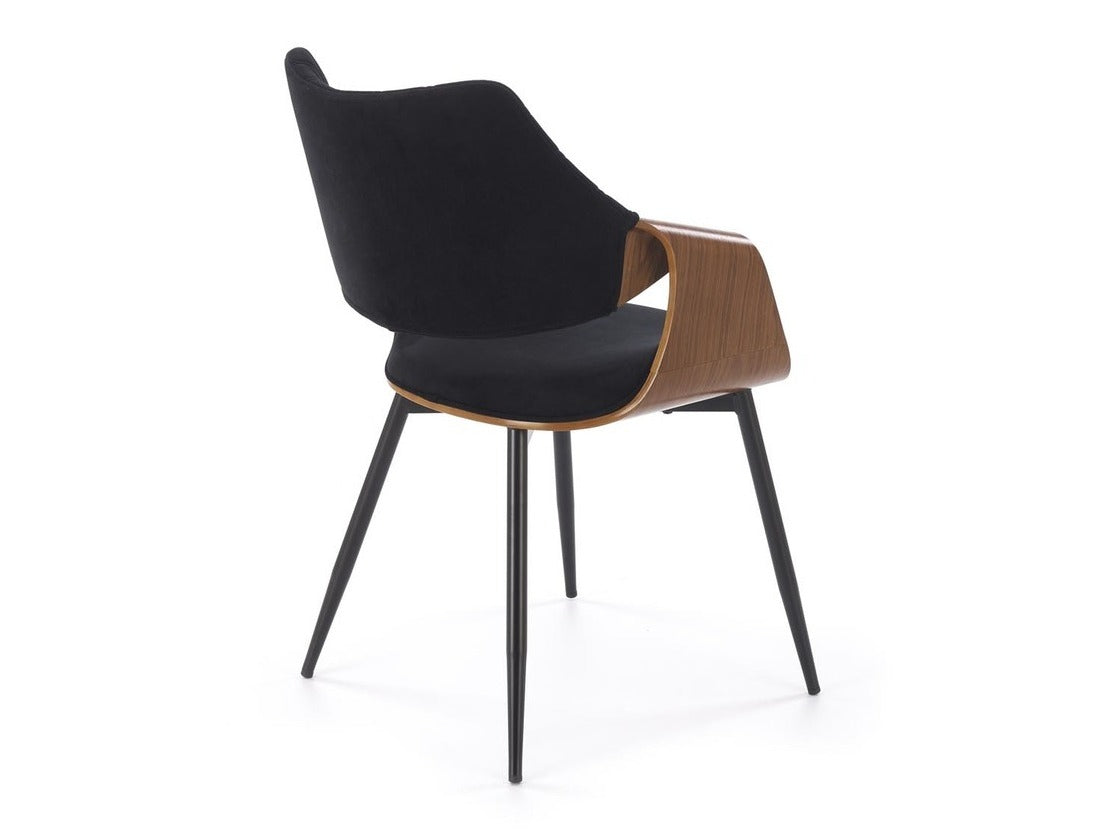 Kėdė K586 kėdė, color: graikinis riešutas / juoda V-CH-K/586-KR