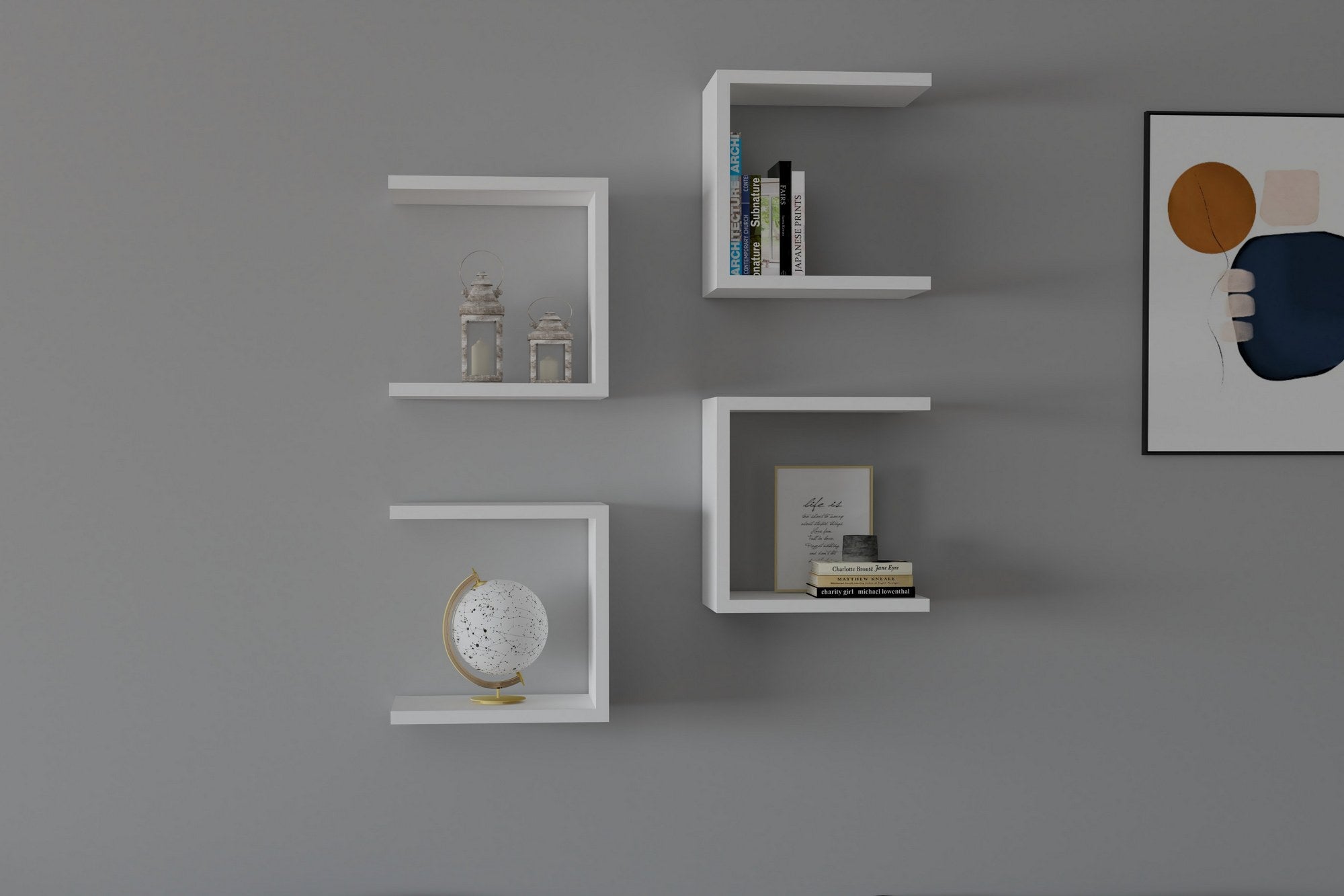 Pakabinama lentyna Base - White
