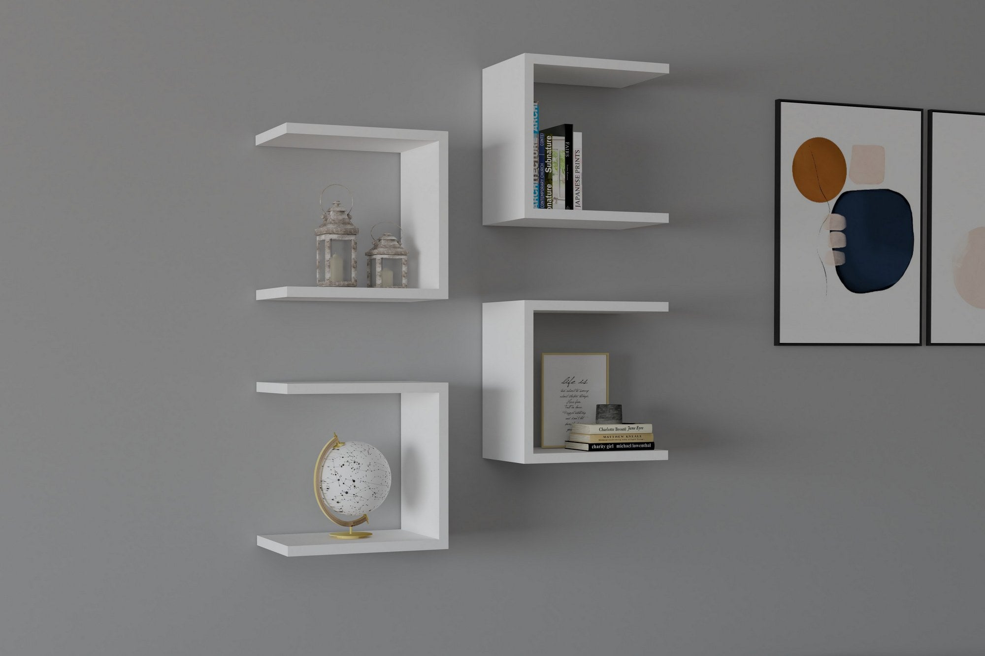 Pakabinama lentyna Base - White