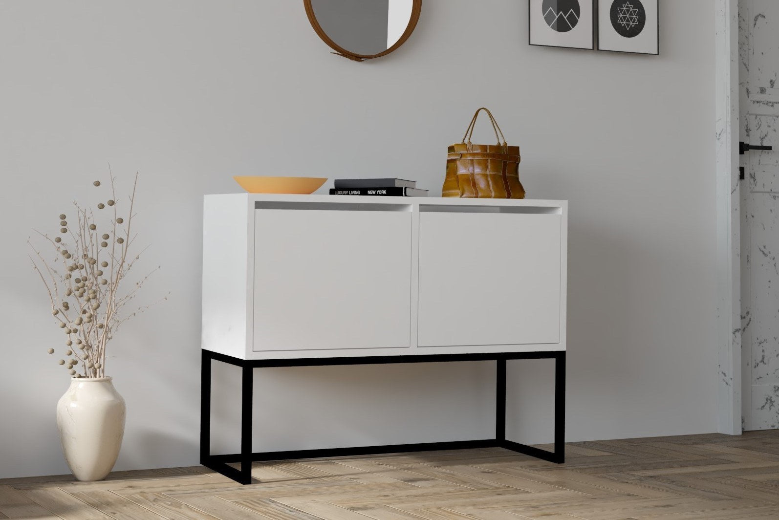Konsolė Zermat - White