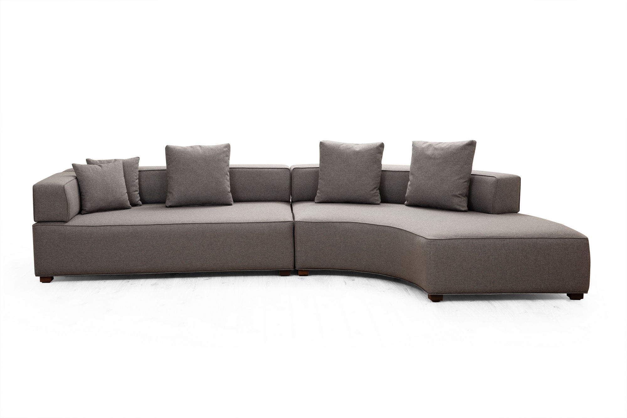 Minkštas kampas Gondol-1 (L3-CHL) - Grey