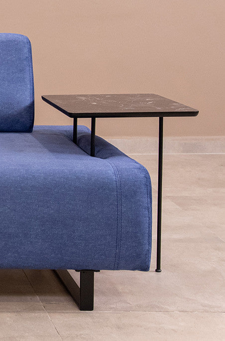Sofa-lova Infinity with Side Table - Blue