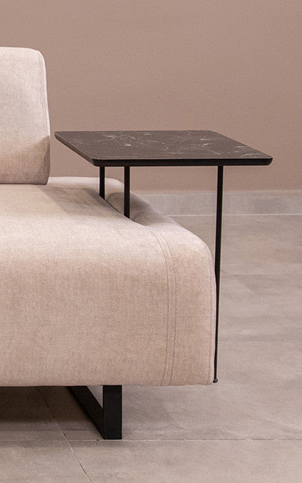 Sofa-lova Infinity with Side Table - Beige