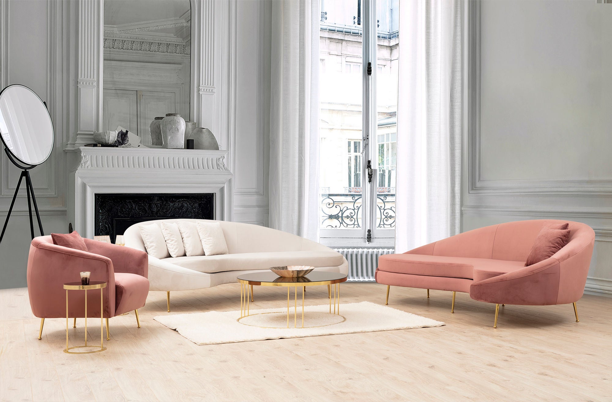 Sofa Eses Left - Beige