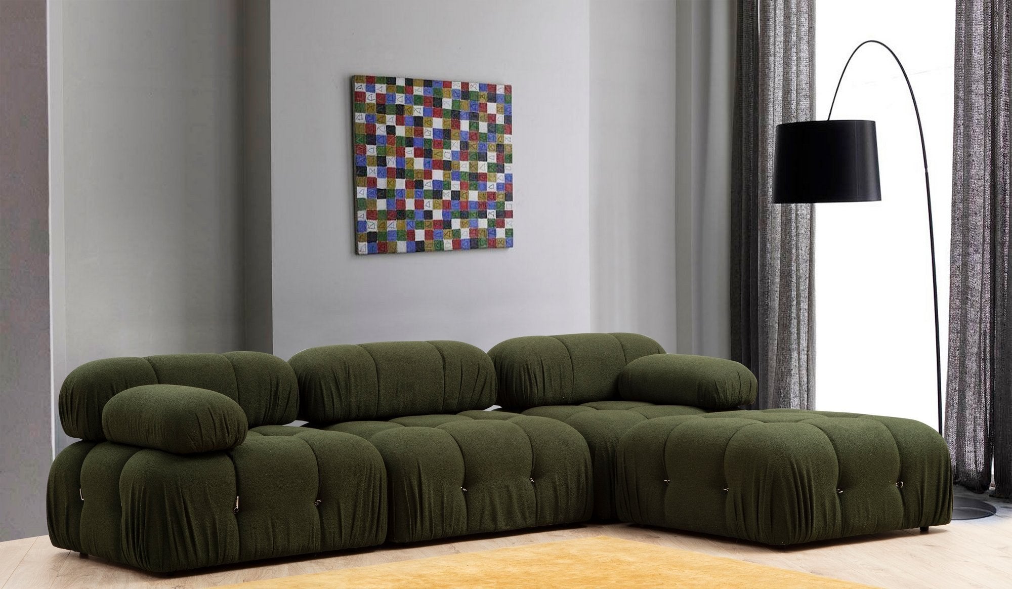 Pufas Bubble Pouffe - Green