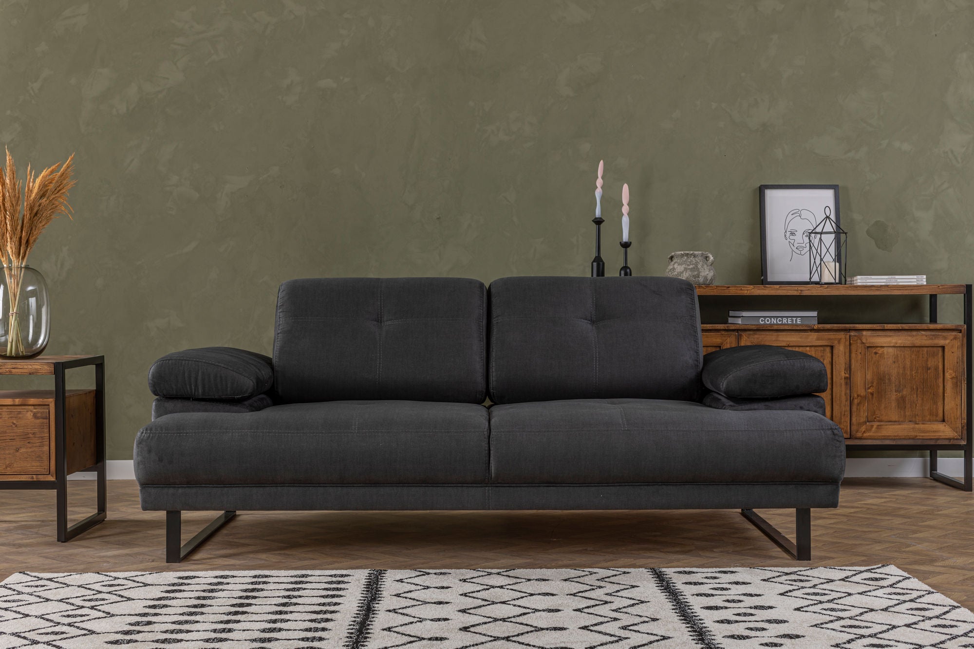 Sofa-lova Mustang - Anthracite