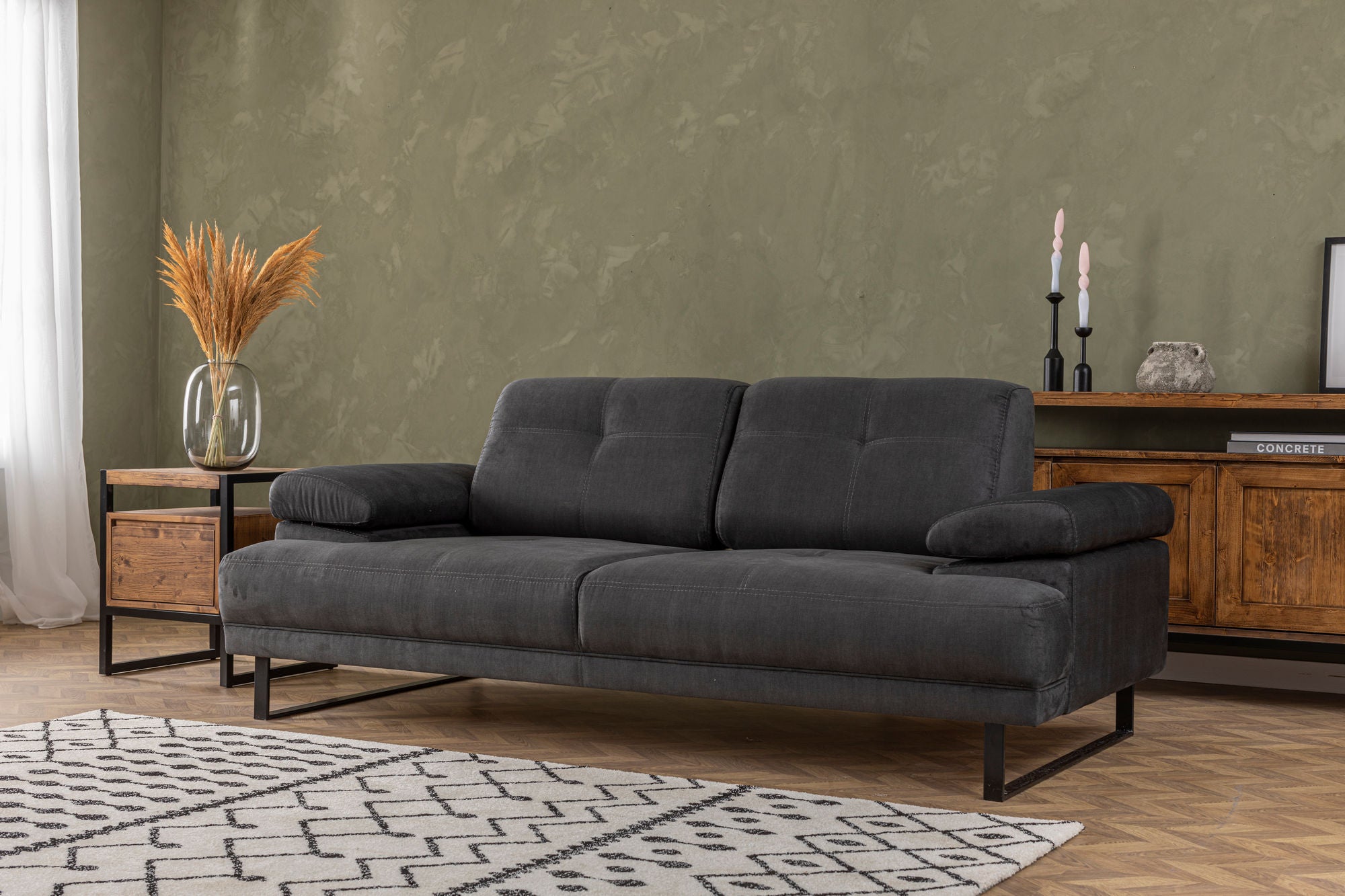 Sofa-lova Mustang - Anthracite