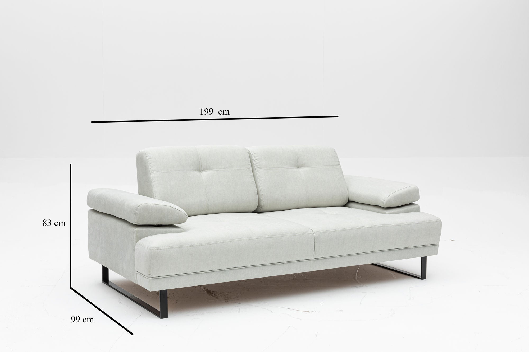 Sofa-lova Mustang - White