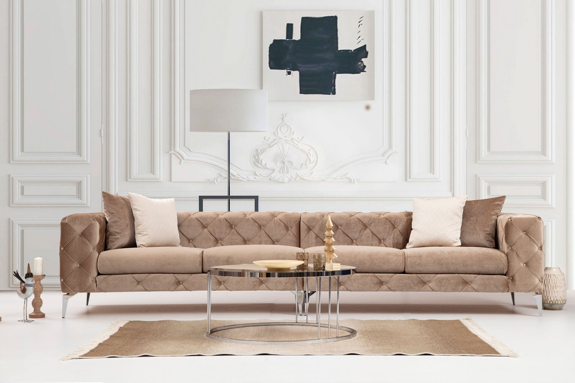 Sofa Como - Dark Cream