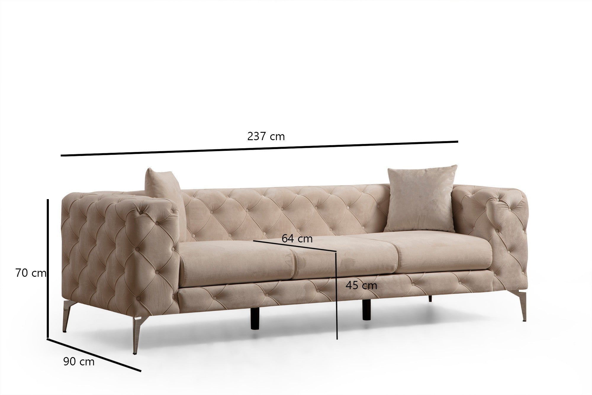 Sofa Como - Ecru