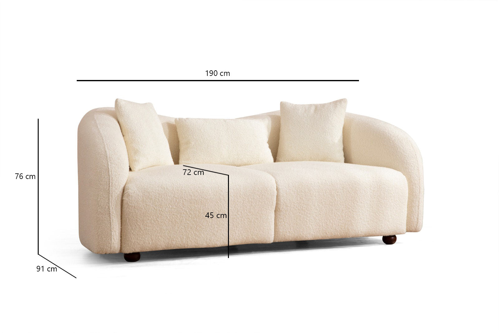 Sofa Venedik - Cream