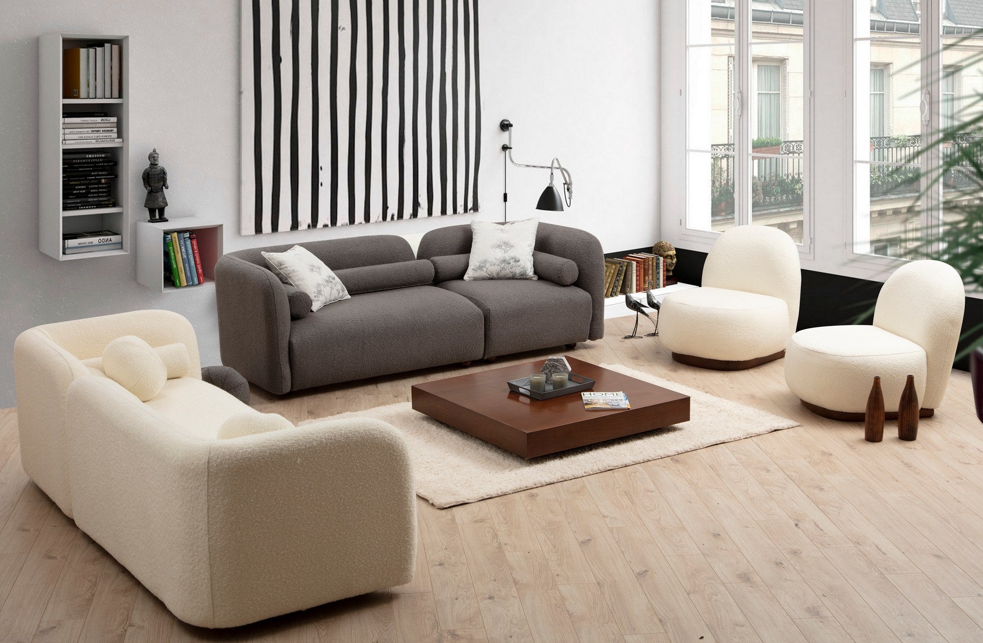 Sofa Victoria Bouclette - Cream