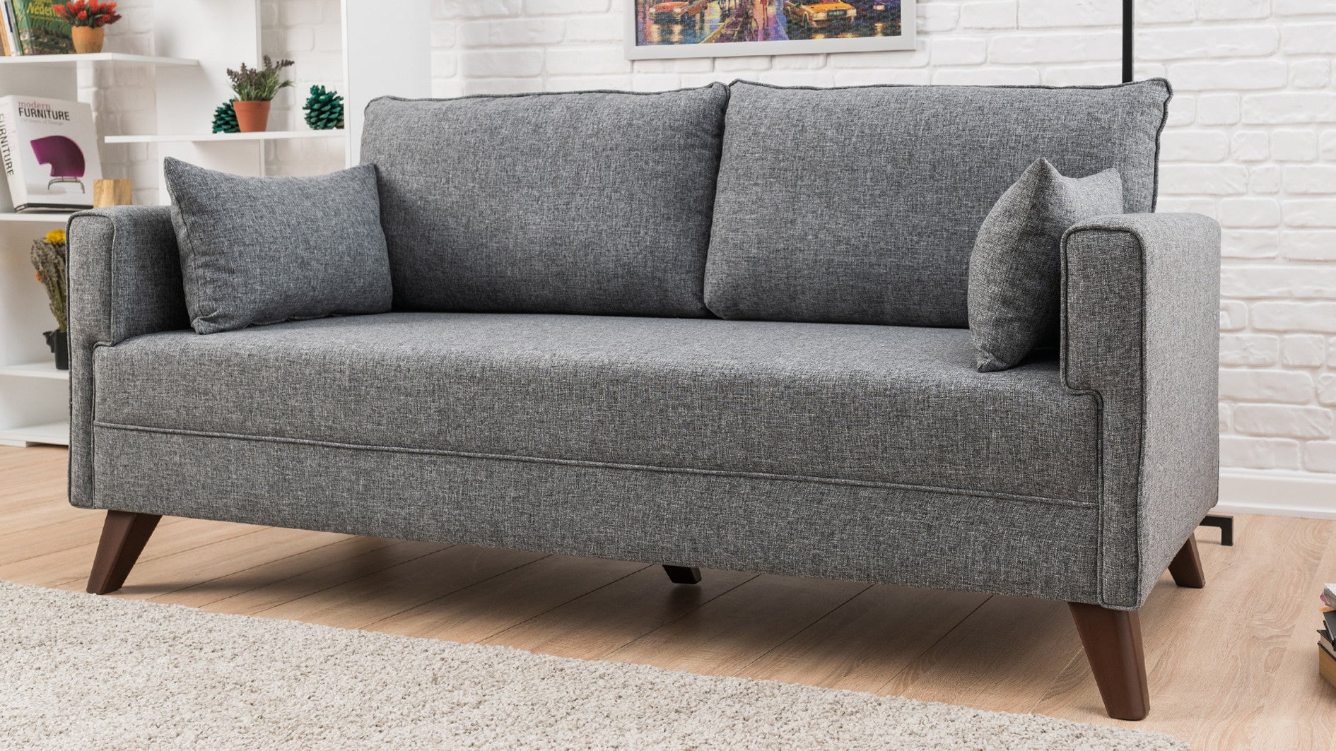 Sofa Bella Sofa For 2 Pr - Grey