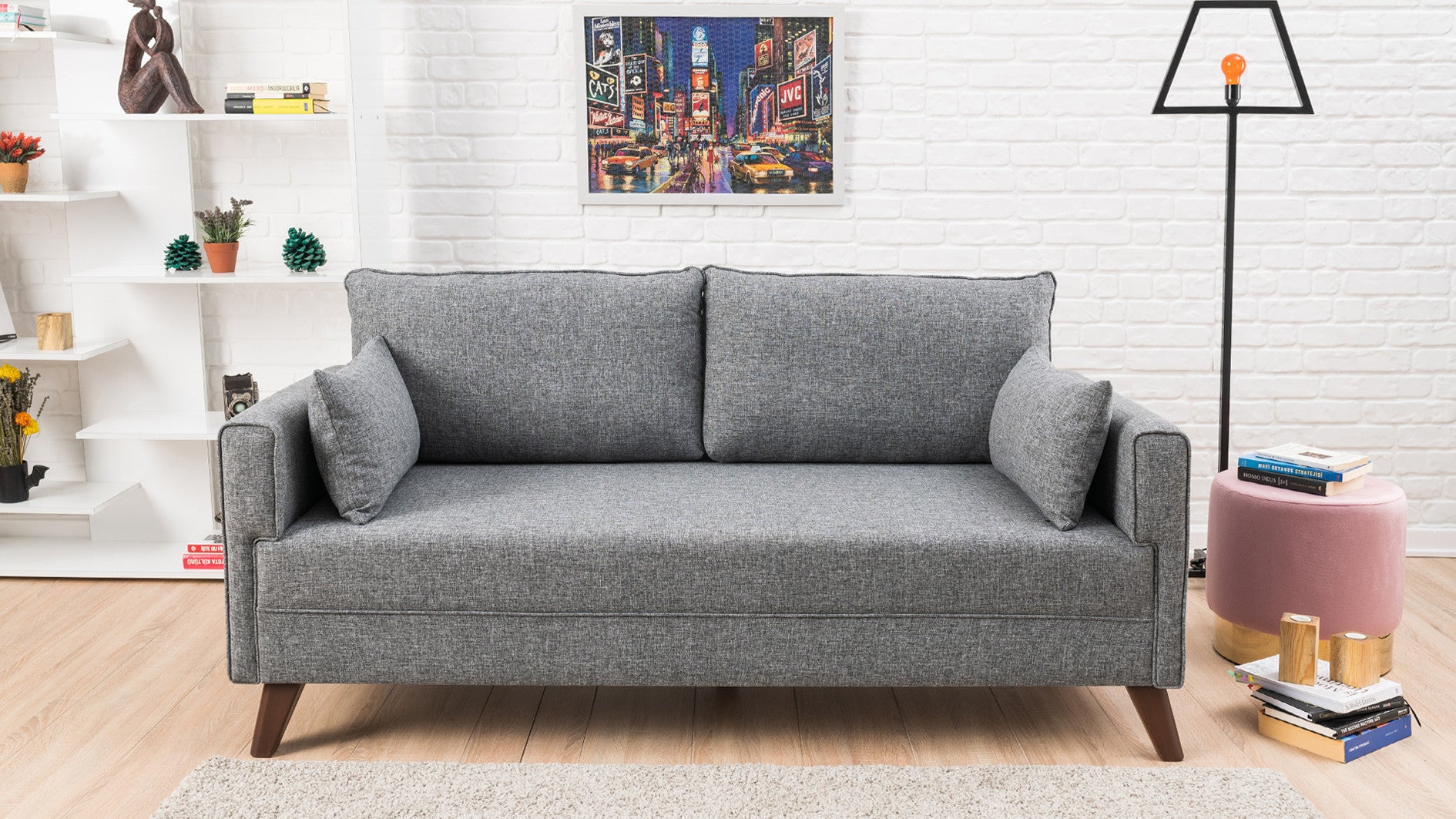 Sofa Bella Sofa For 2 Pr - Grey