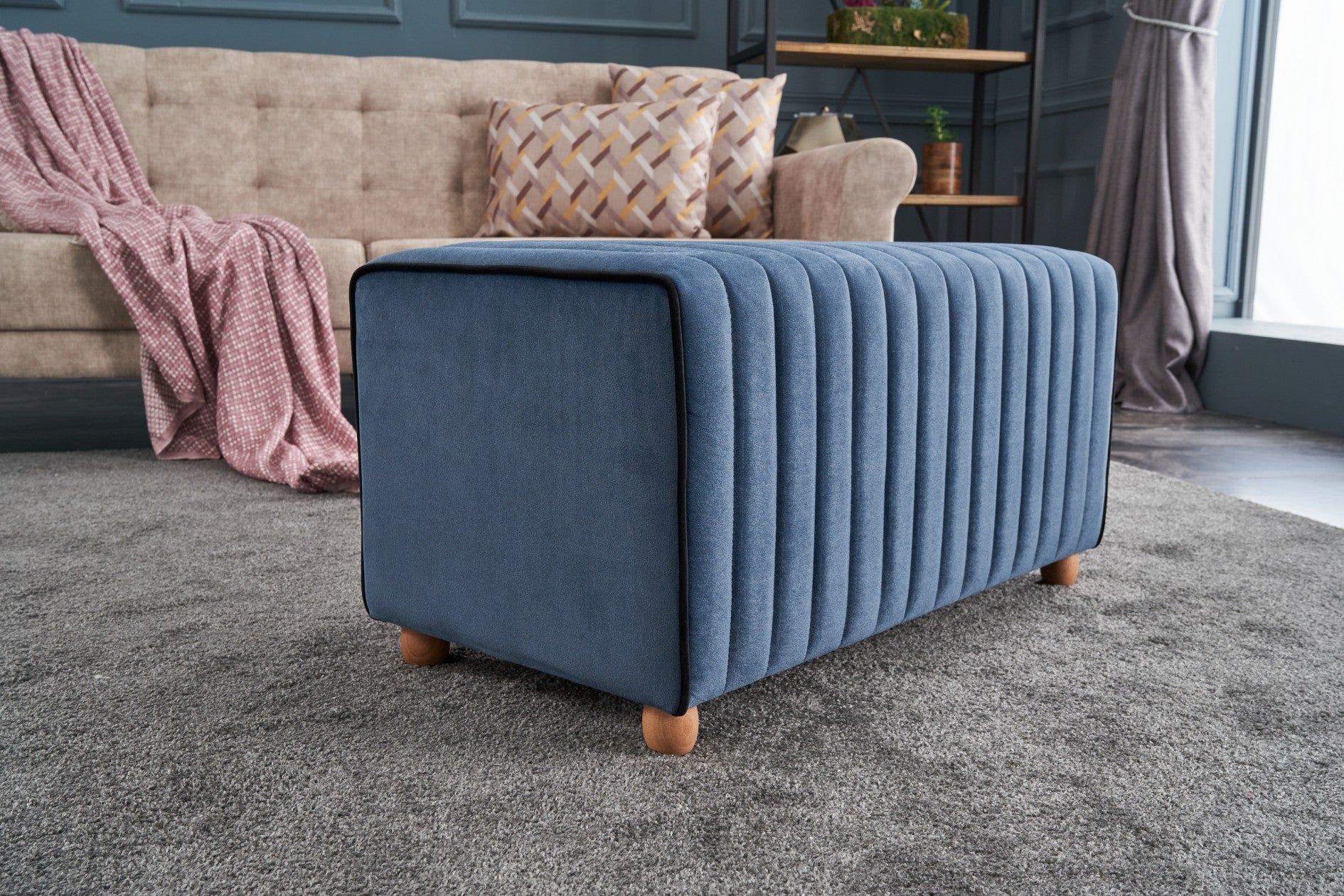Pufas Mabel Puf - Blue