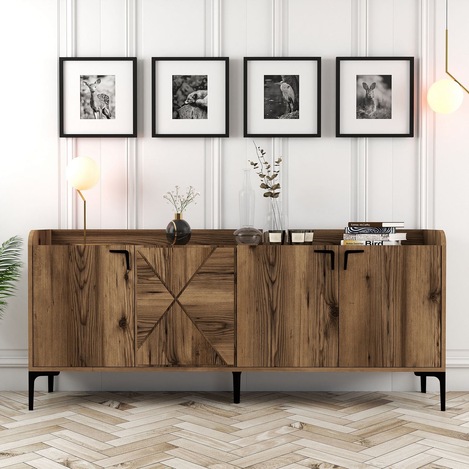Konsolė Venedik - Walnut