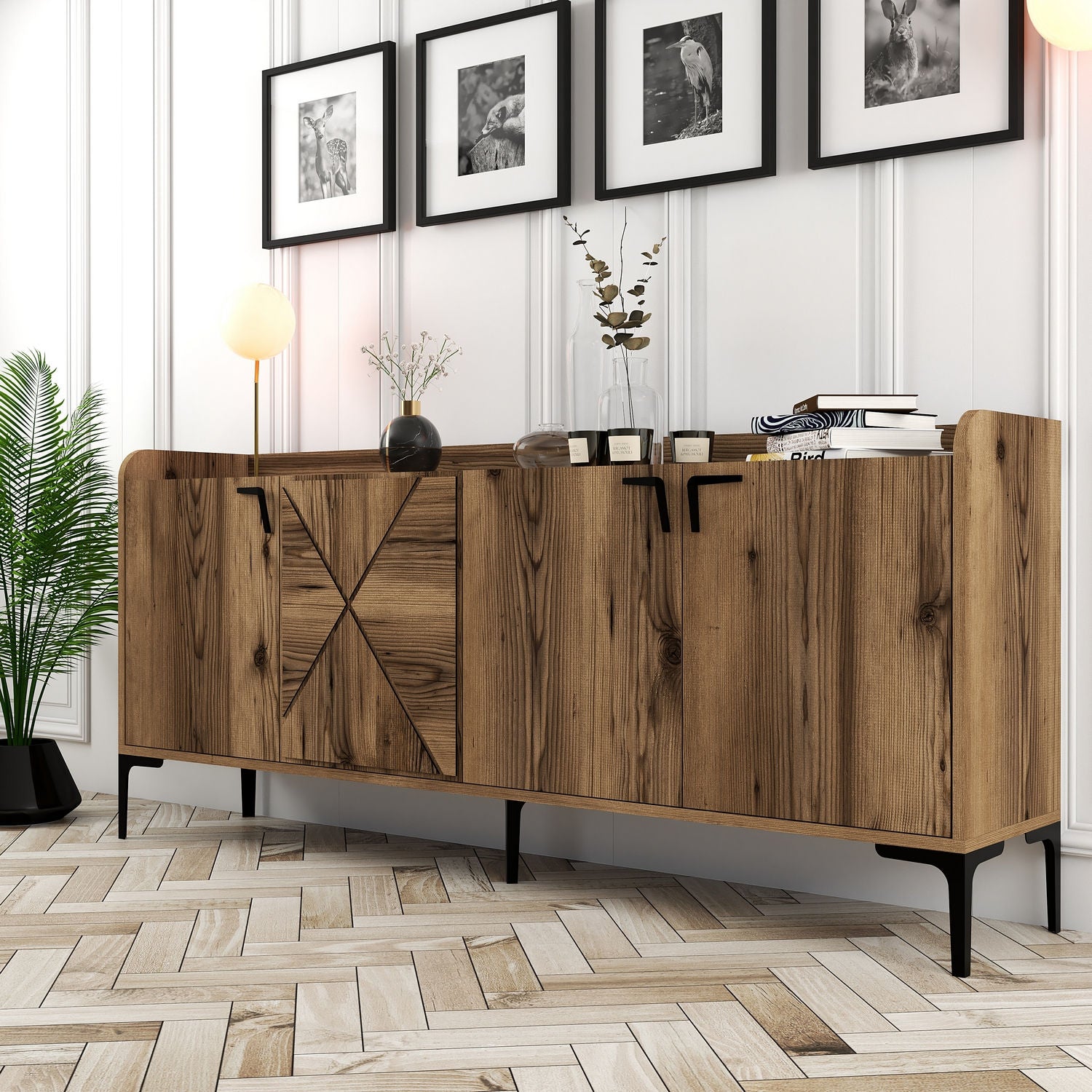 Konsolė Venedik - Walnut