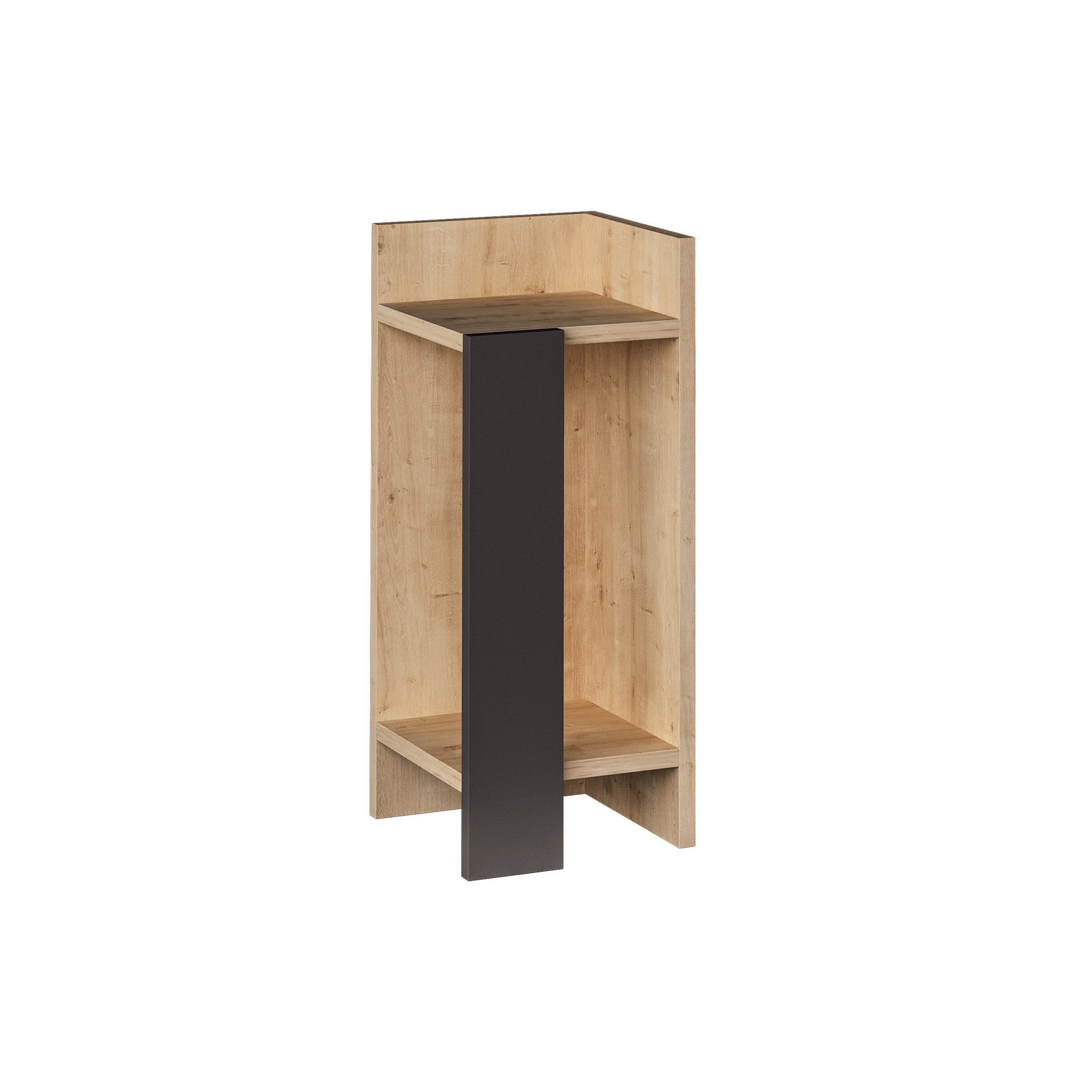 Naktinis staliukas Elos Right - Oak, Anthracite