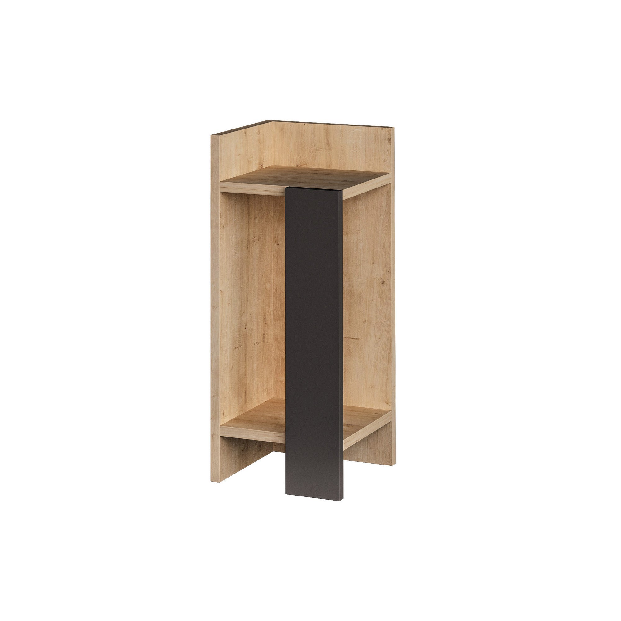 Naktinis staliukas Elos left - Oak, Anthracite