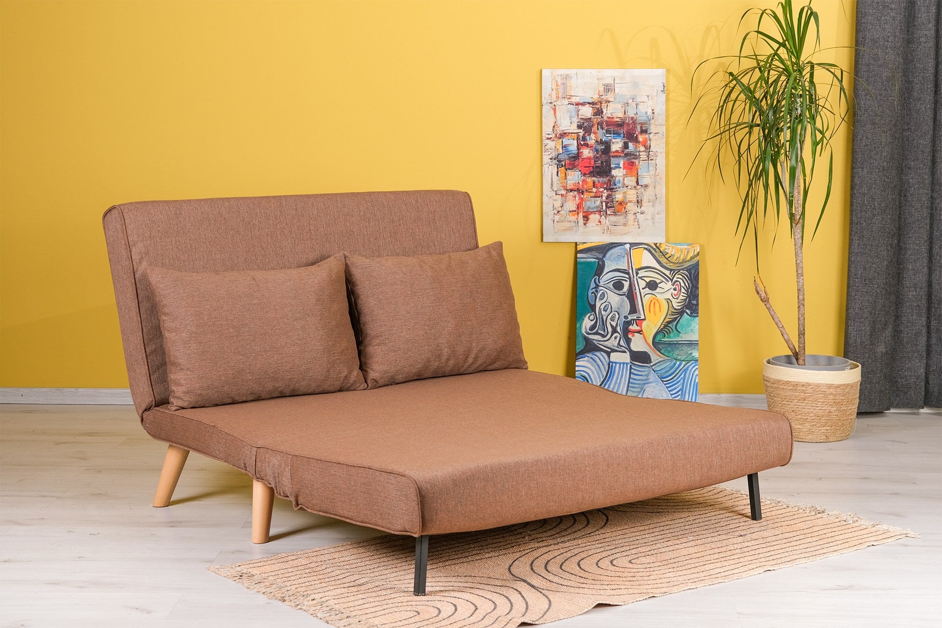 Sofa-lova Folde 2-Seater - Brown